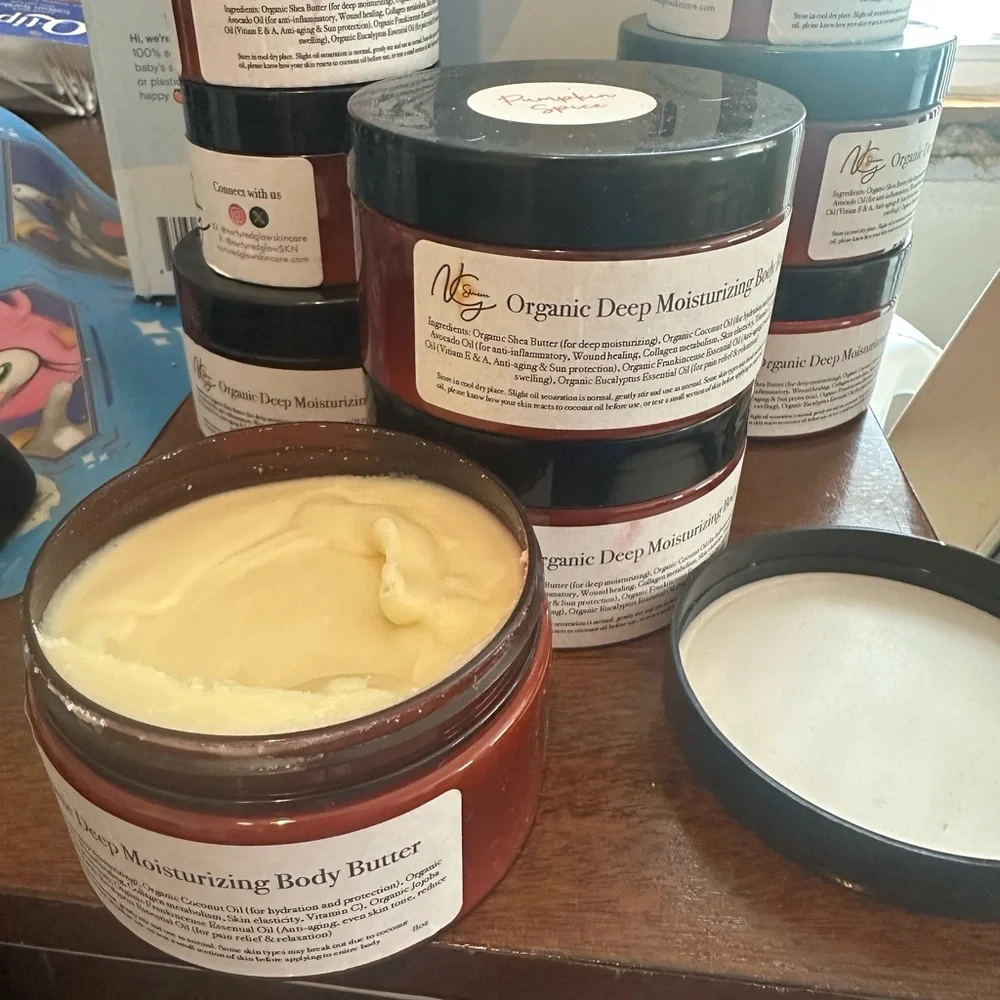 Pumpkin Spice Organic Deep Moisturizing Body Butter 8oz
